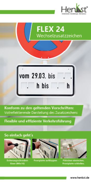 WechselverkehrszeichenFLEX 24 von Henkst